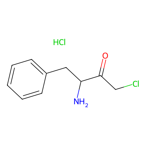 3-Amino-1-chloro-4-phenylbutan-2-one hydrochloride structure