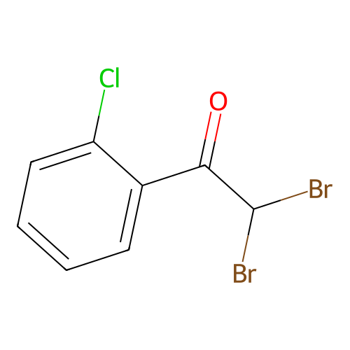 2,2-Dibromo-1-(2-chlorophenyl)ethanone structure