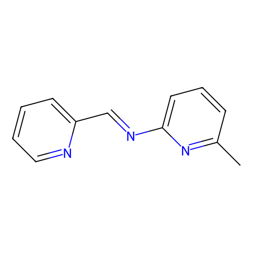 N-(6-methyl-2-pyridinyl)-1-pyridin-2-ylmethanimine structure