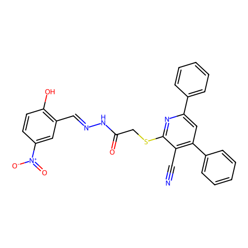 C27H19N5O4S structure