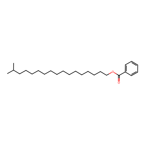 Isostearyl Benzoate structure