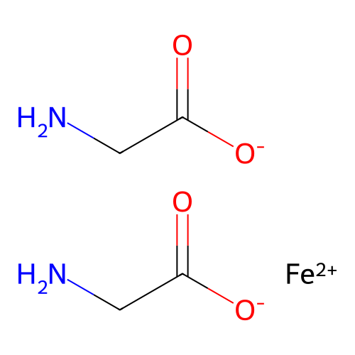 甘胺酸亞鐵 structure