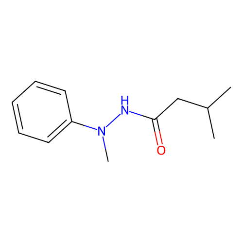N',3-dimethyl-N'-phenylbutanehydrazide structure