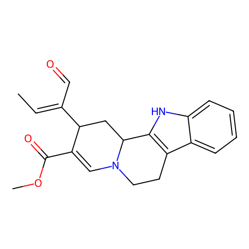 Isovallesiachotamine structure
