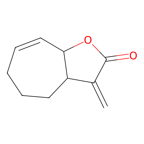 3-Methylene-3,3a,4,5,6,8a-hexahydro-2H-cyclohepta(b)furan-2-one structure