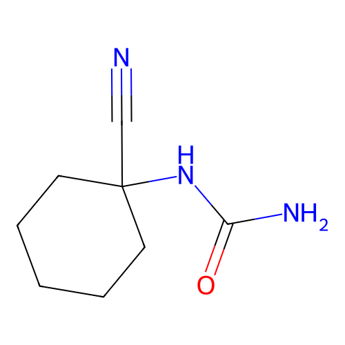 1-Cyancyclohexylharnstoff structure