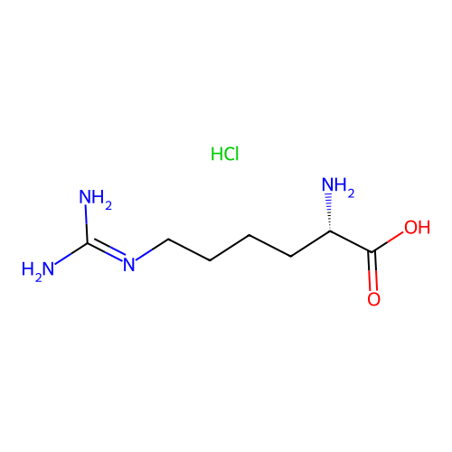 L-Homoarginine hydrochloride structure