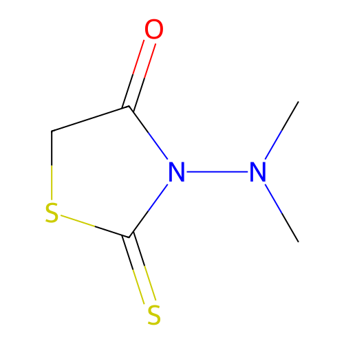 4(5H)-Thiazolone, 3-(dimethylamino)dihydro-2-thioxo- structure