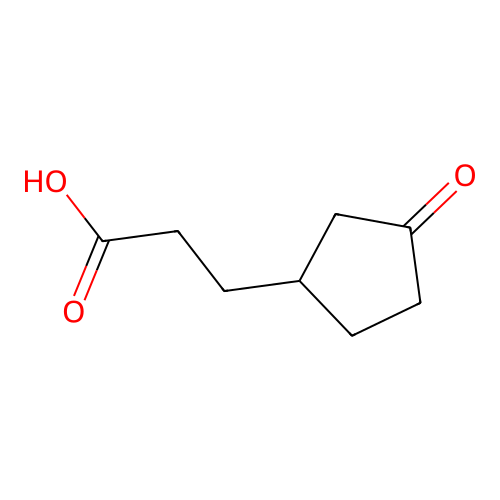 3-(3-Oxocyclopentyl)propanoic acid structure
