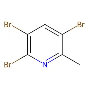 2,3,5-Tribromo-6-methylpyridine structure