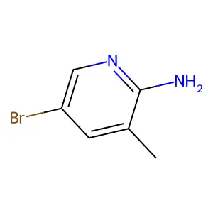 2-Amino-5-bromo-3-methylpyridine structure