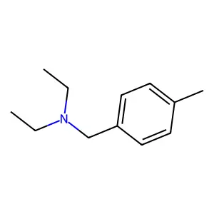 Diethyl(4-methylbenzyl)amine structure