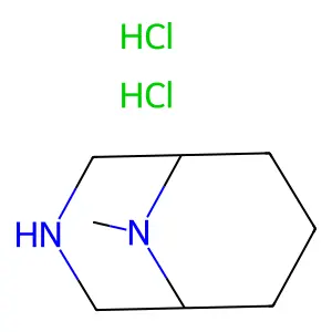 3,9-Diazabicyclo(3.3.1)nonane, 9-methyl-, dihydrochloride structure