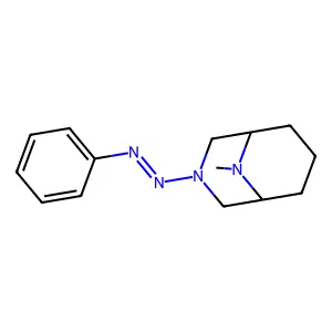 9-Methyl-3-[(e)-phenyldiazenyl]-3,9-diazabicyclo[3.3.1]nonane structure