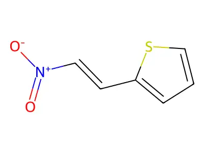 2-[(Z)-2-nitroethenyl]thiophene structure