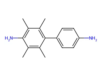 Benzidine, tetramethyl- structure