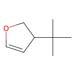 3-tert-Butyl-2,3-dihydrofuran structure