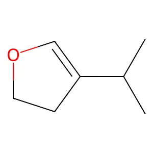 2,3-Dihydro-4-(1-methylethyl)furan structure