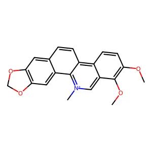白屈菜红碱 structure