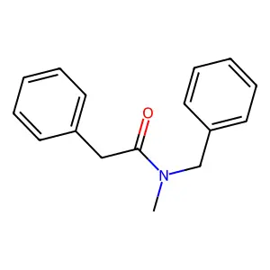 N-Benzyl-N-methyl-2-phenylacetamide structure