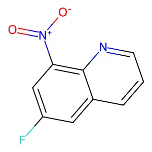 Quinoline, 6-fluoro-8-nitro- structure