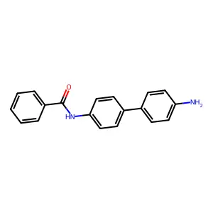 N-[4-(4-aminophenyl)phenyl]benzamide structure