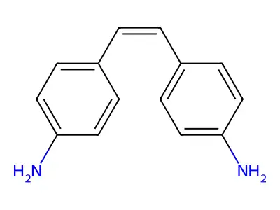 (Z)-4,4'-(Ethene-1,2-diyl)dianiline structure