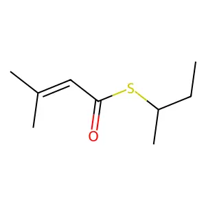 S-sec-Butyl 3-methylbut-2-enethioate structure