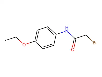 2-Bromo-N-(4-ethoxyphenyl)acetamide structure