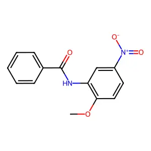 N-(2-methoxy-5-nitrophenyl)benzamide structure