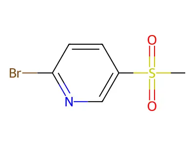 2-Bromo-5-(methylsulfonyl)pyridine structure