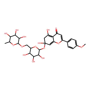 Acacetin 7-rutinoside structure