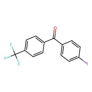 4-Iodo-4'-(trifluoromethyl)benzophenone structure