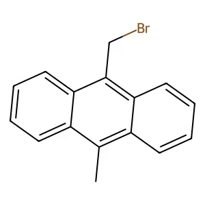Anthracene, 9-(bromomethyl)-10-methyl- structure