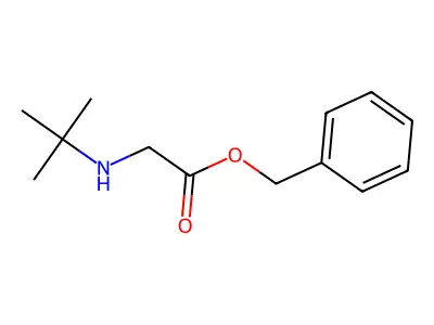 Benzyl 2-(tert-butylamino)acetate structure