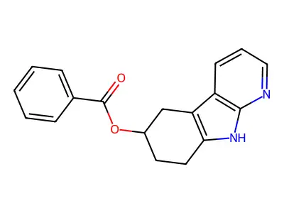 6,7,8,9-tetrahydro-5H-pyrido[2,3-b]indol-6-yl benzoate structure