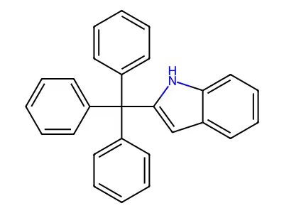 2-trityl-1H-indole structure