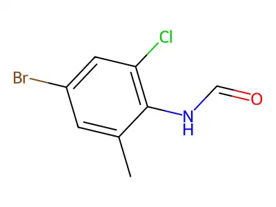 4-Bromo-2-chloro-6-methylphenylformamide structure