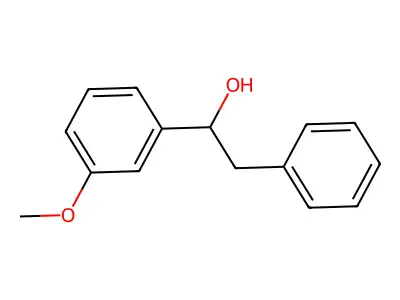 1-(3-Methoxyphenyl)-2-phenylethanol structure