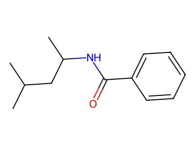 N-(4-methylpentan-2-yl)benzamide structure