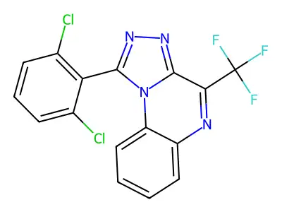 1-(2,6-Dichlorophenyl)-4-(trifluoromethyl)[1,2,4]triazolo[4,3-a]quinoxaline structure