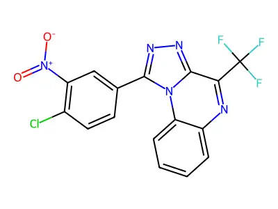 1-(4-Chloro-3-nitrophenyl)-4-(trifluoromethyl)[1,2,4]triazolo[4,3-a]quinoxaline structure
