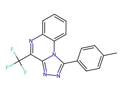 1-(4-Methylphenyl)-4-(trifluoromethyl)-[1,2,4]triazolo[4,3-a]quinoxaline structure
