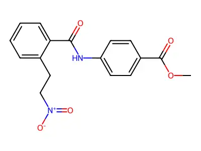 Methyl 4-[[2-(2-nitroethyl)benzoyl]amino]benzoate structure
