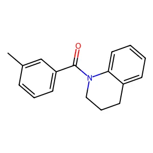1-(3-Methylbenzoyl)-1,2,3,4-tetrahydroquinoline structure