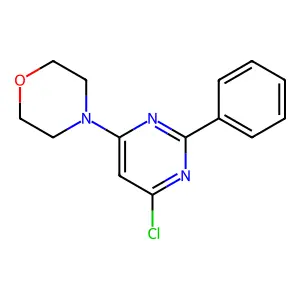 4-(6-Chloro-2-phenyl-4-pyrimidinyl)morpholine structure