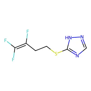 3-[(3,4,4-trifluoro-3-butenyl)sulfanyl]-1H-1,2,4-triazole structure