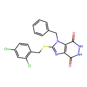 Ethyl 4-{4-[(1e)-3,3-dibutyltriaz-1-en-1-yl]phenyl}butanoate structure