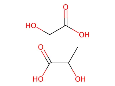 羟基乙酸-2-羟基丙酸(1:1) structure