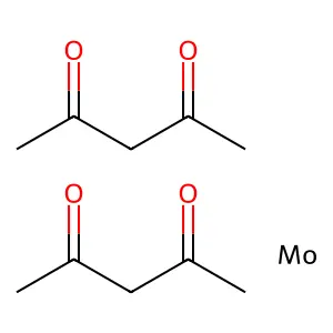 Molybdenum;bis(pentane-2,4-dione) structure